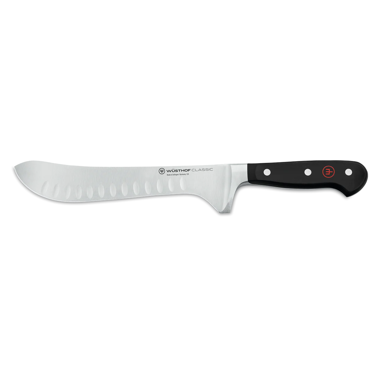 CLASSIC BUTCHER KNIFE HOLLOW EDGE 20 CM