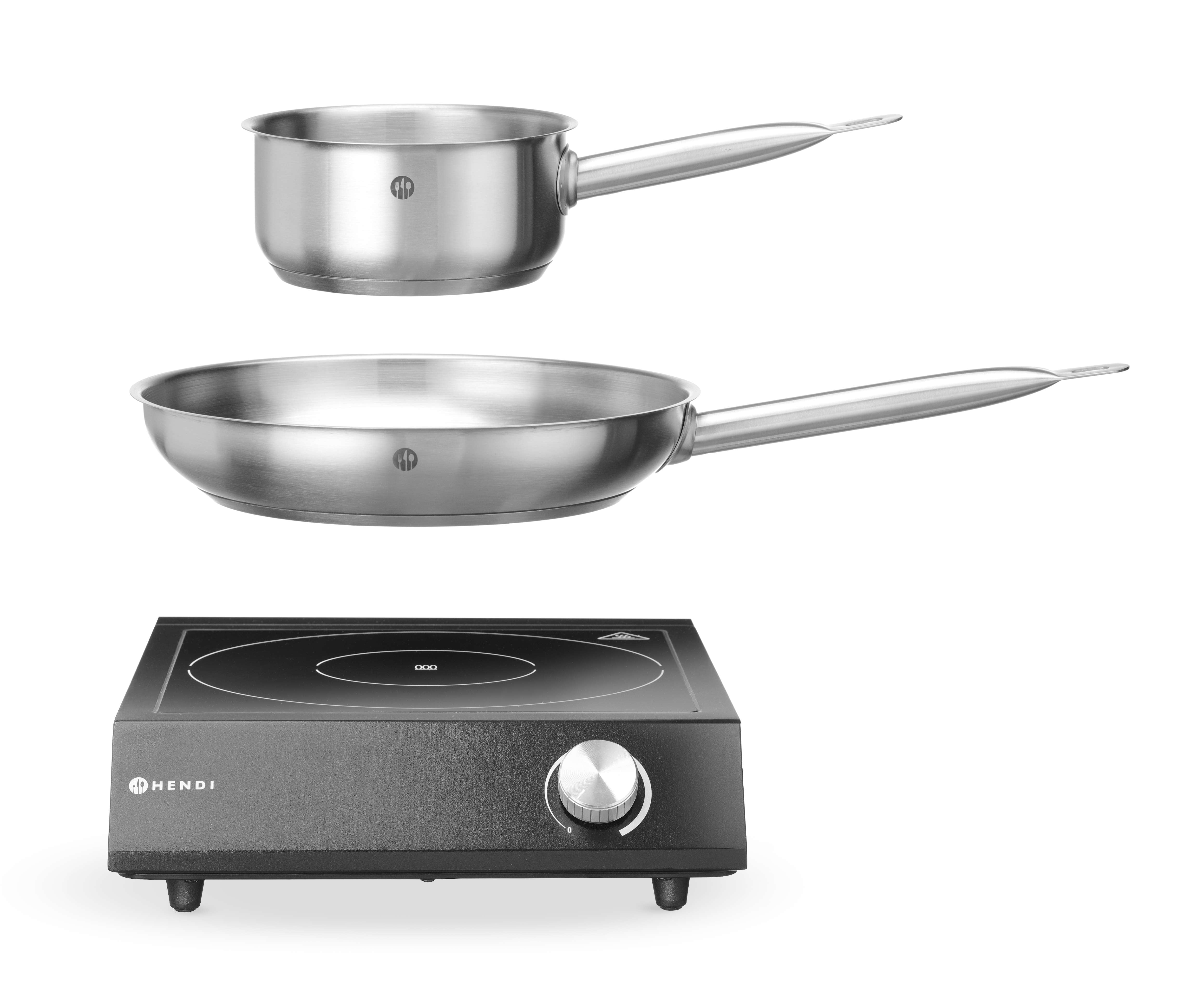 SET INDUCTION COOKER 3500W + 2 PANS