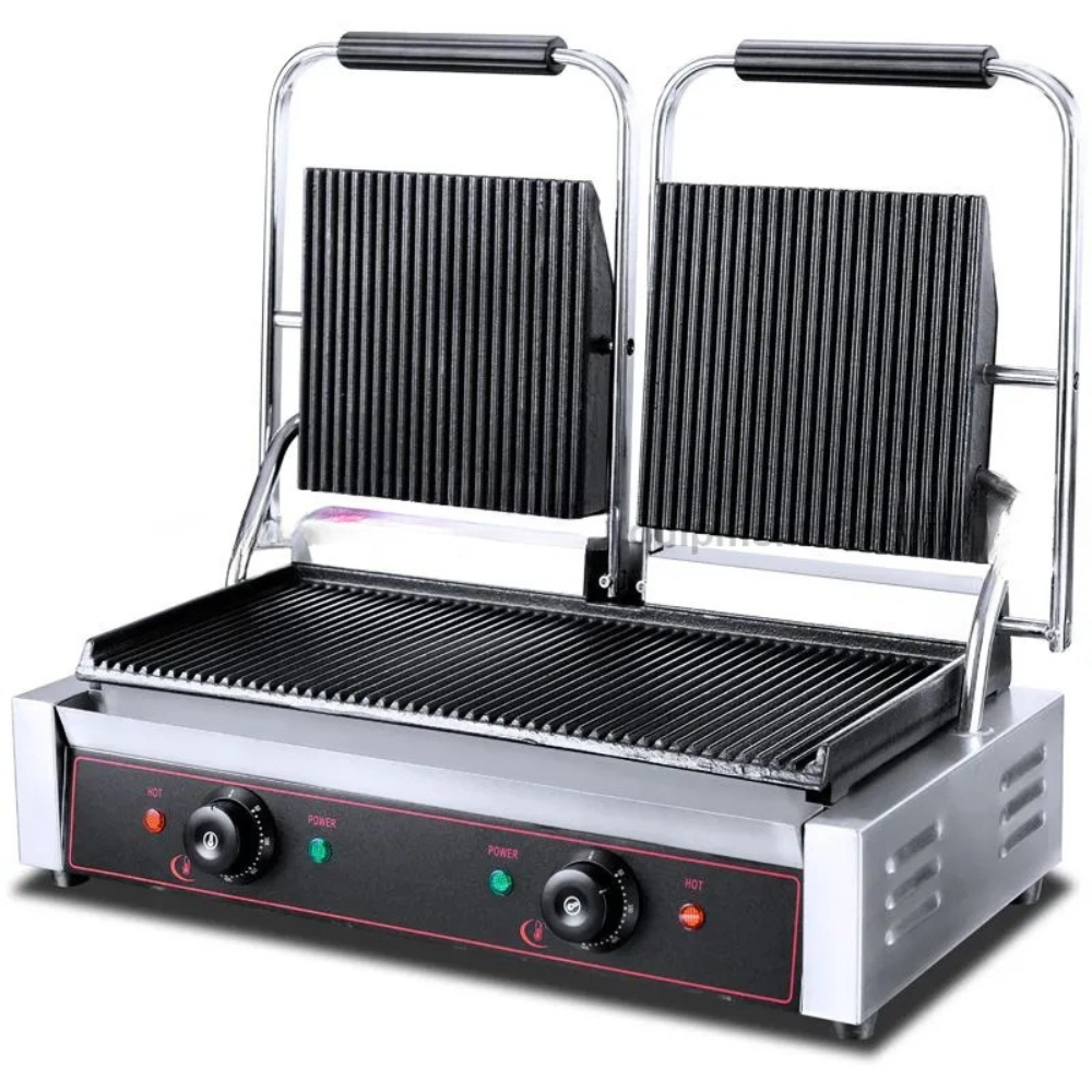 ELECTRIC PANINI CONTACT DOUBLE  GRILL