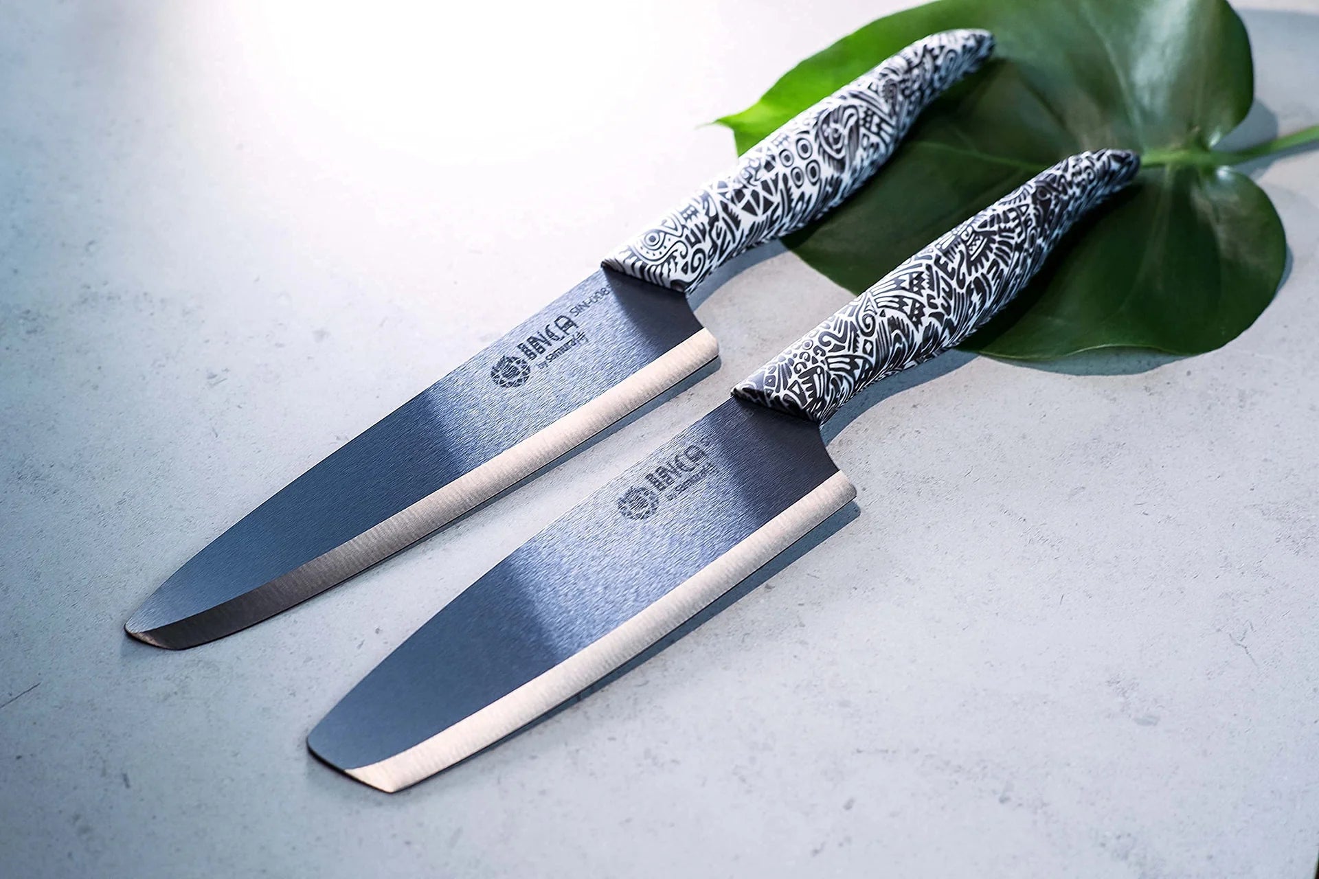 SAMURA INCA KITCHEN SET OF 3 KNIVES, BLACK