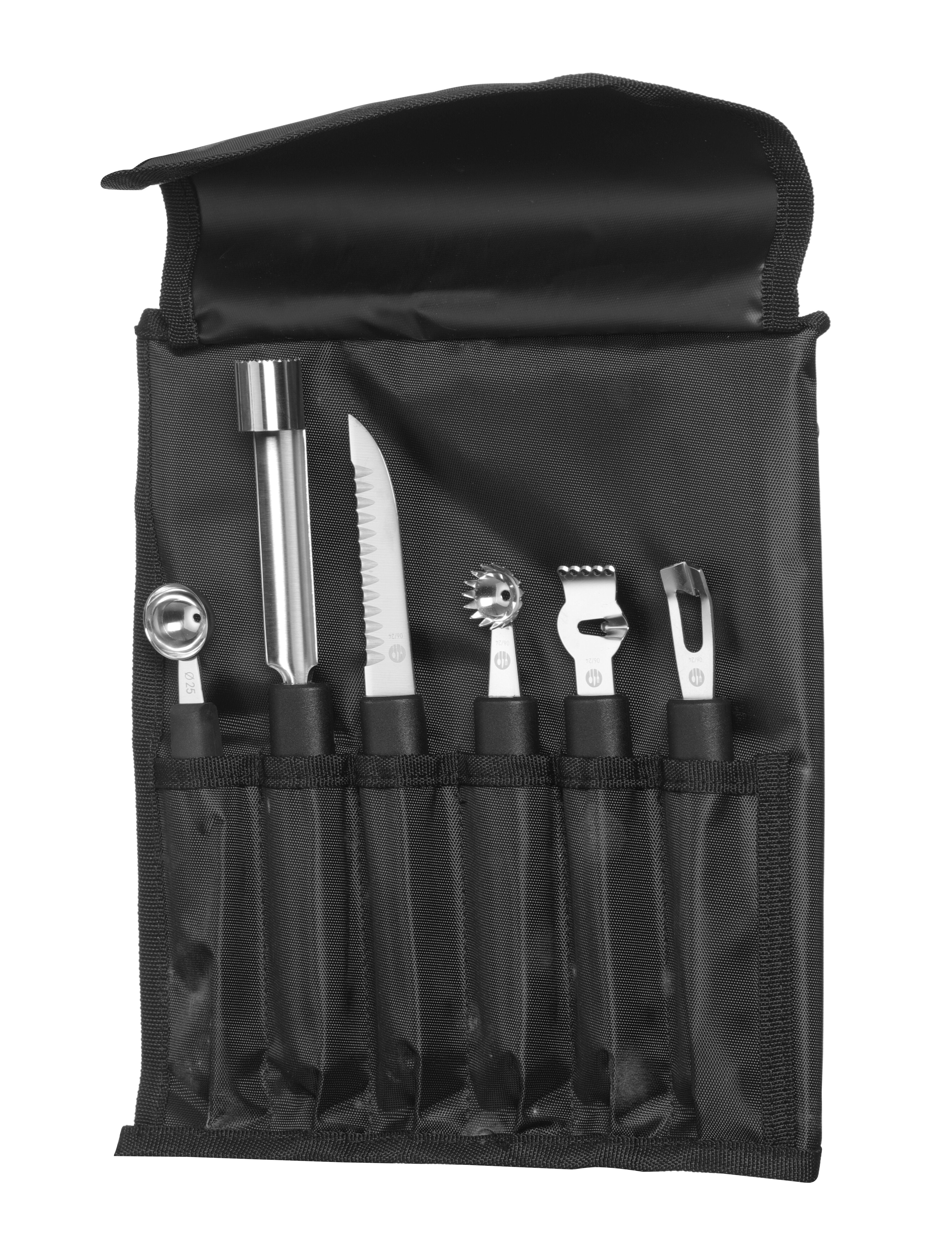 DECORATION TOOLSET - 6 PCS, BLACK