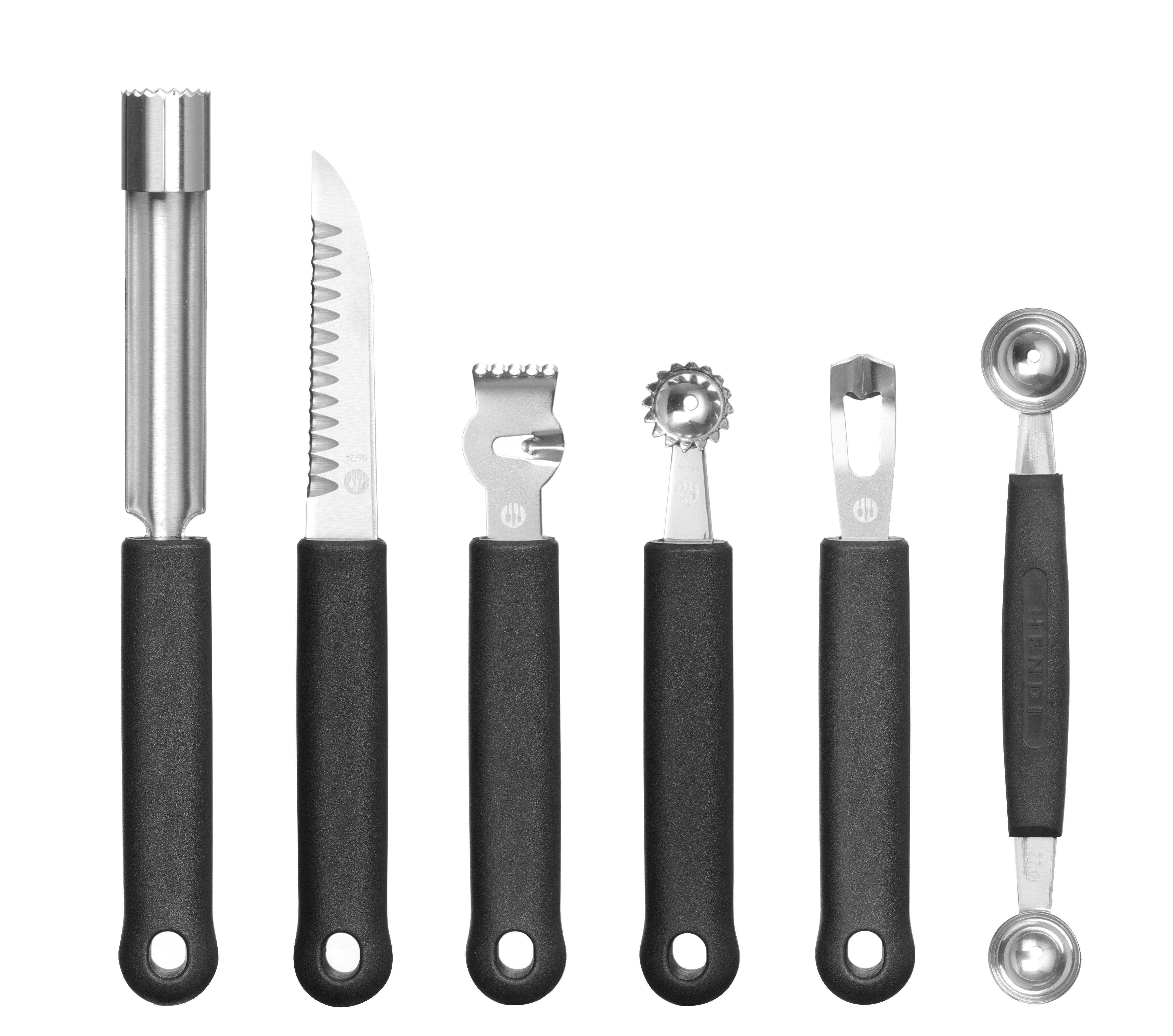 DECORATION TOOLSET - 6 PCS, BLACK