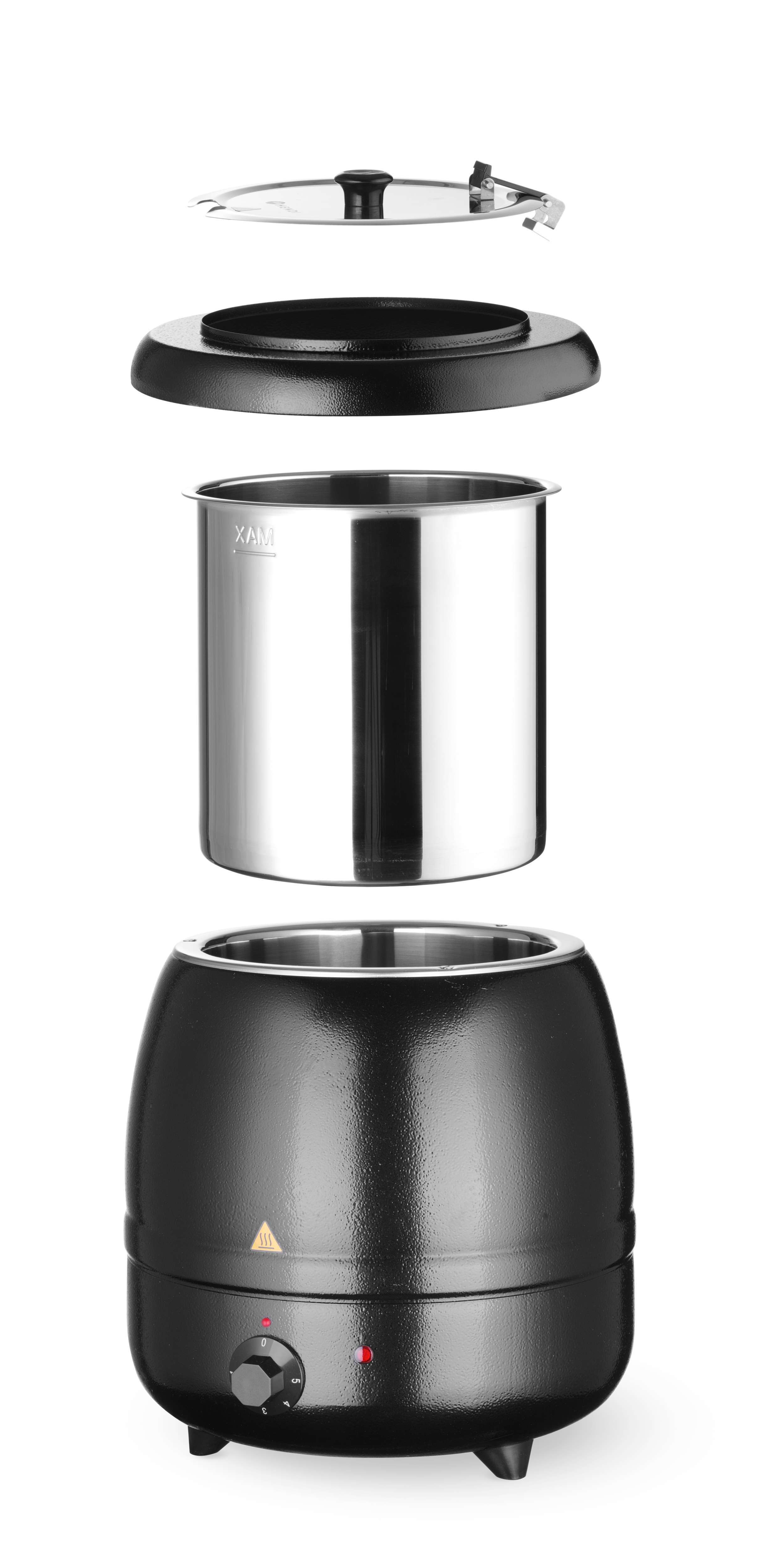 SOUP KETTLE, 8 Ltr, Black