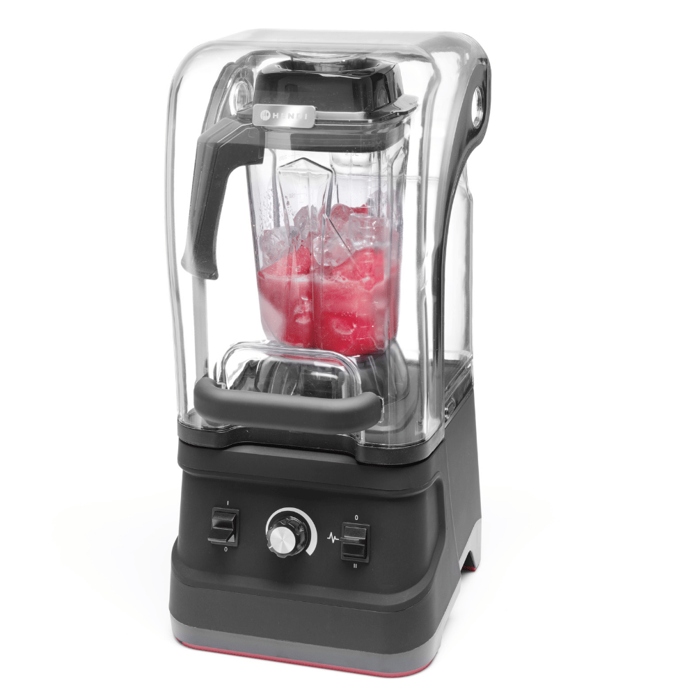 Bar blender with sound enclosure