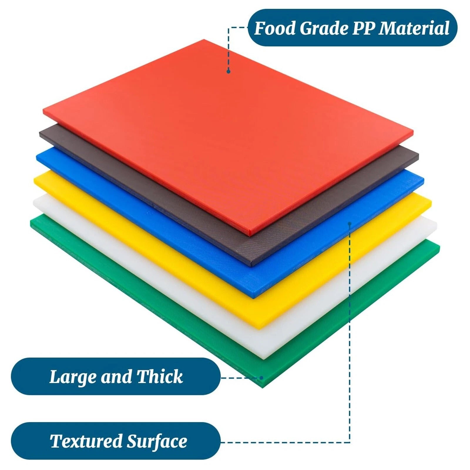32.5X26.5X2 CM CUTTING BOARD WHITE