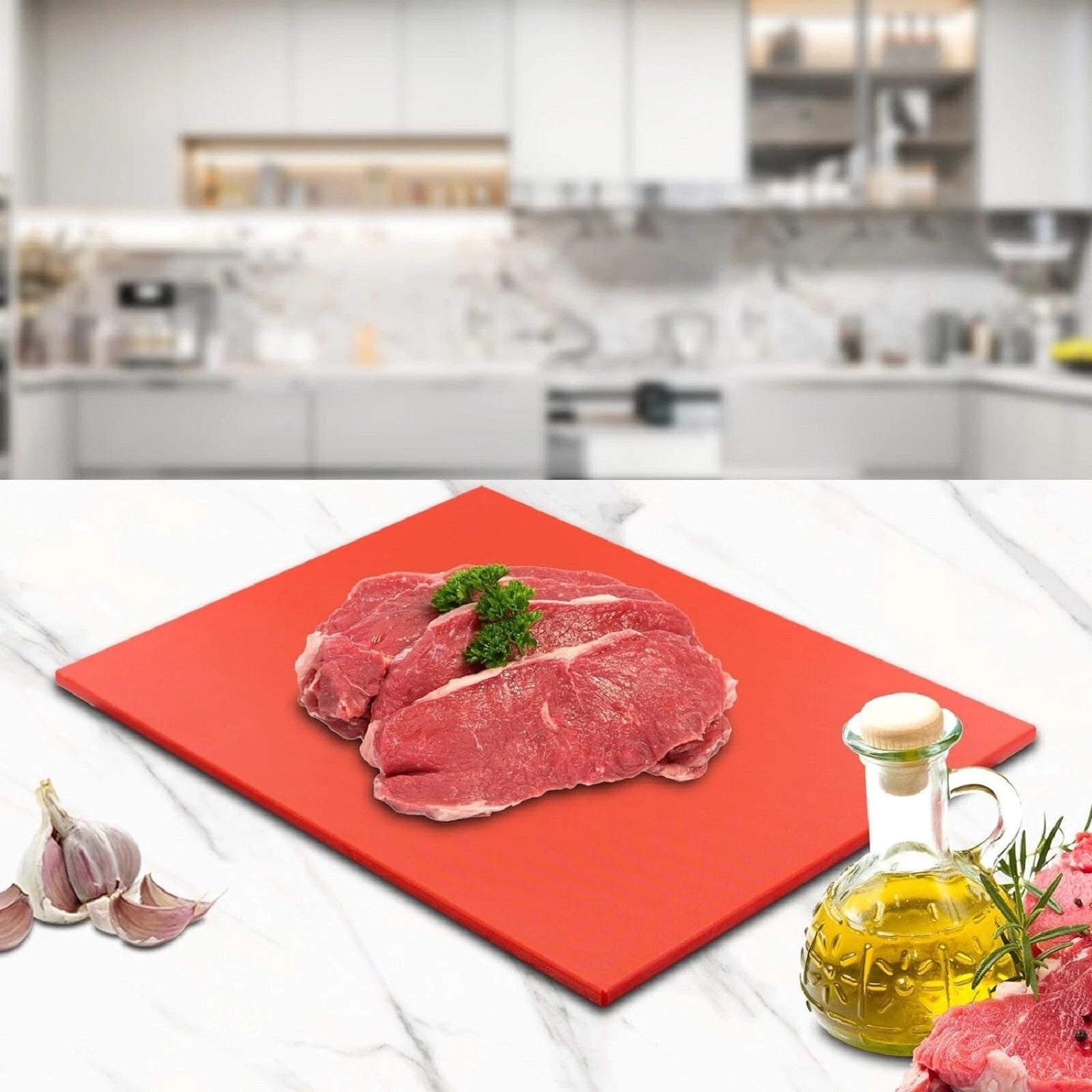 32.5X26.5X2 CM CUTTING BOARD WHITE